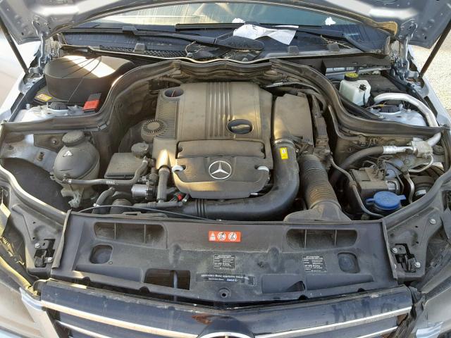 WDDGF4HB8EA938748 - 2014 MERCEDES-BENZ C 250 SILVER photo 7