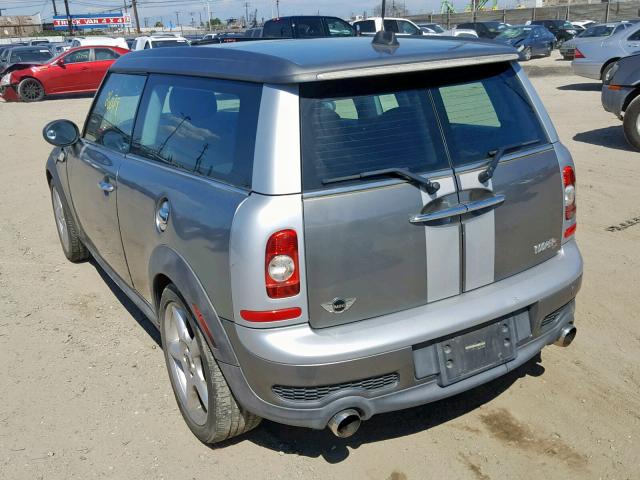 WMWMM33558TP71365 - 2008 MINI COOPER S C GRAY photo 3