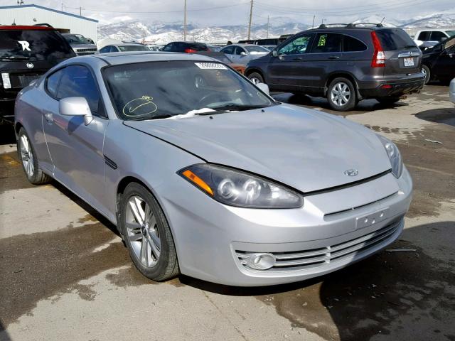 KMHHM66D58U266554 - 2008 HYUNDAI TIBURON GS GRAY photo 1