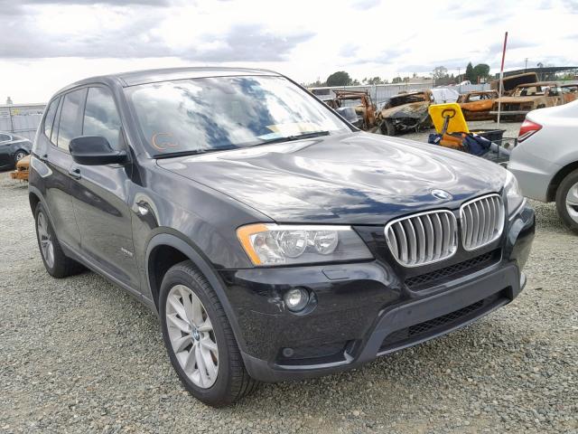 5UXWX9C50D0A28311 - 2013 BMW X3 XDRIVE2 BLACK photo 1