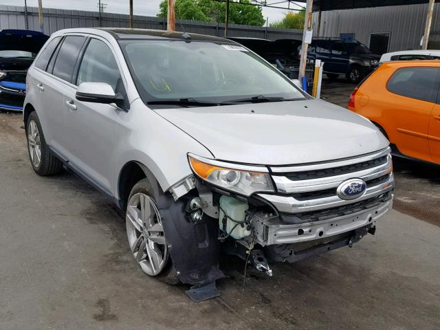 2FMDK3KC7DBC05321 - 2013 FORD EDGE LIMIT SILVER photo 1