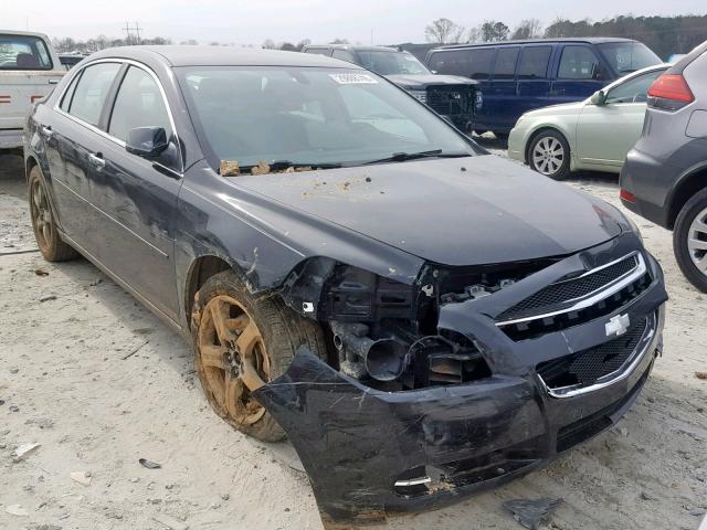 1G1ZC5E02CF215457 - 2012 CHEVROLET MALIBU 1LT BLACK photo 1