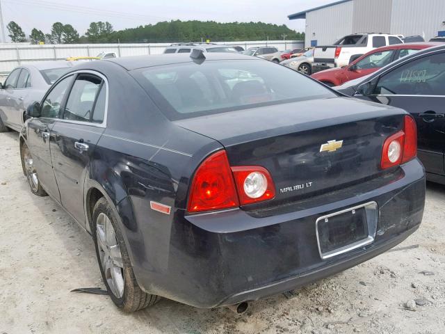 1G1ZC5E02CF215457 - 2012 CHEVROLET MALIBU 1LT BLACK photo 3