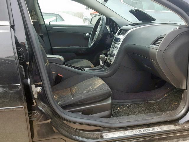 1G1ZC5E02CF215457 - 2012 CHEVROLET MALIBU 1LT BLACK photo 5