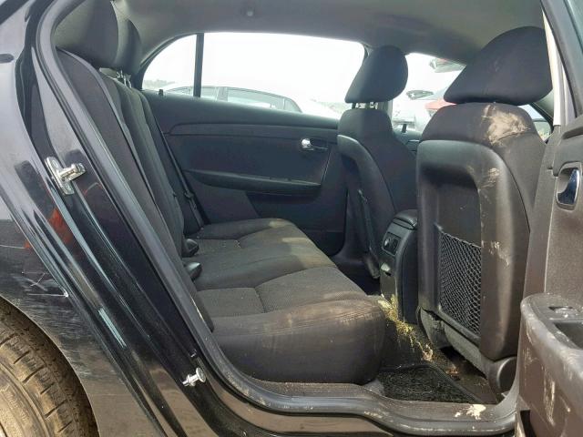 1G1ZC5E02CF215457 - 2012 CHEVROLET MALIBU 1LT BLACK photo 6