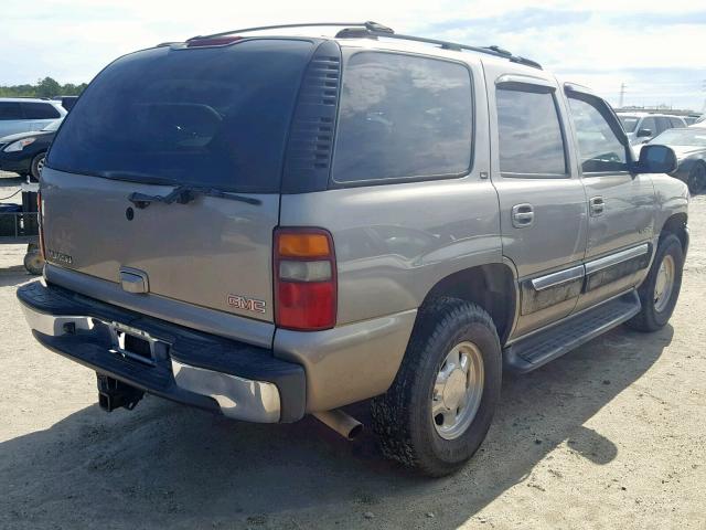 1GKEC13Z03J317082 - 2003 GMC YUKON TAN photo 4