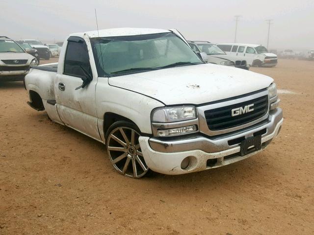 1GTEC14TX6Z145350 - 2006 GMC NEW SIERRA WHITE photo 1