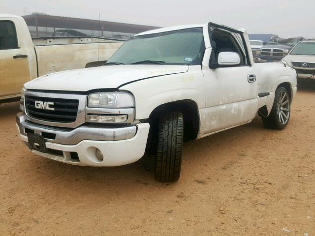 1GTEC14TX6Z145350 - 2006 GMC NEW SIERRA WHITE photo 2