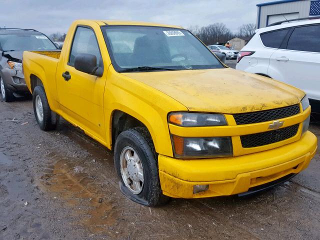 1GCCS148X68245539 - 2006 CHEVROLET COLORADO YELLOW photo 1