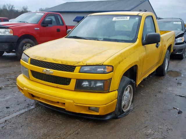 1GCCS148X68245539 - 2006 CHEVROLET COLORADO YELLOW photo 2