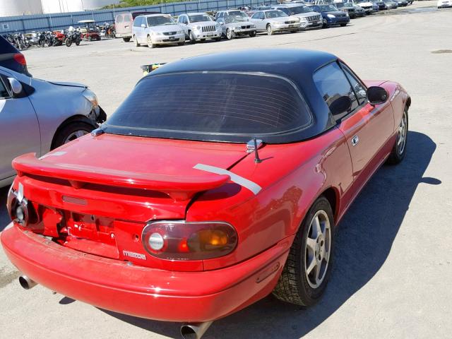 JM1NA3530S0611091 - 1995 MAZDA MX-5 MIATA RED photo 4