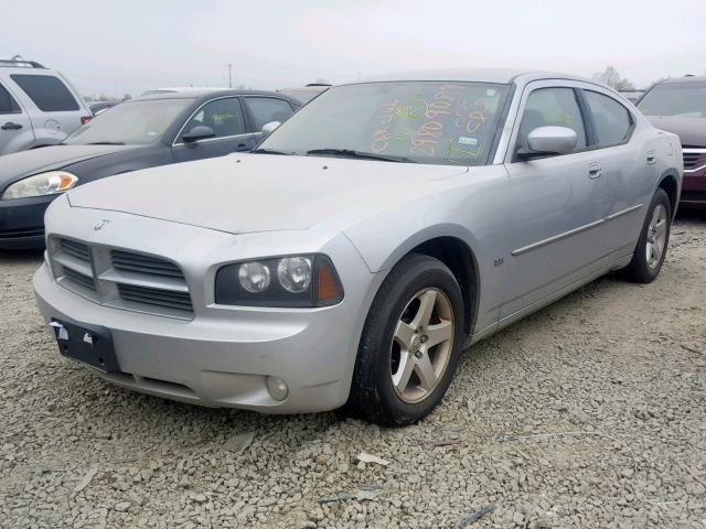 2B3CA3CV4AH252268 - 2010 DODGE CHARGER SX SILVER photo 2