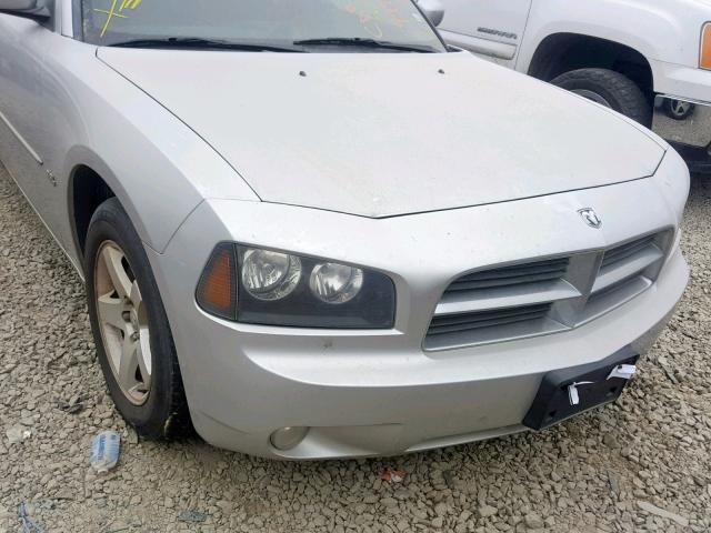 2B3CA3CV4AH252268 - 2010 DODGE CHARGER SX SILVER photo 9