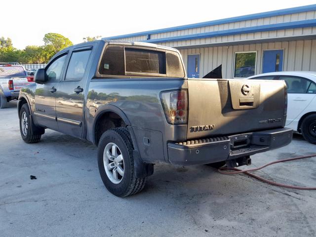 1N6BA0EC3BN323115 - 2011 NISSAN TITAN S GRAY photo 3