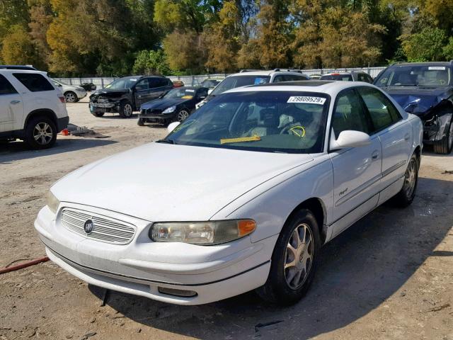 2G4WB52K0X1542631 - 1999 BUICK REGAL LS WHITE photo 2