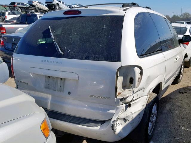 1D8GP45323B116024 - 2003 DODGE CARAVAN SP WHITE photo 4