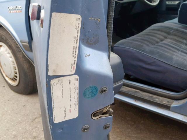 2G3AJ51W0K2348142 - 1989 OLDSMOBILE CUTLASS CI BLUE photo 10