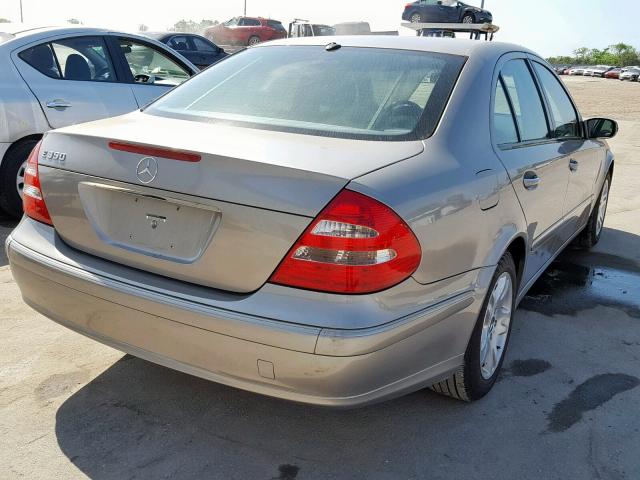 WDBUF56J66A775093 - 2006 MERCEDES-BENZ E 350 TAN photo 4