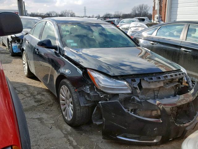 2G4GS5EV0C9204328 - 2012 BUICK REGAL PREM BLACK photo 1