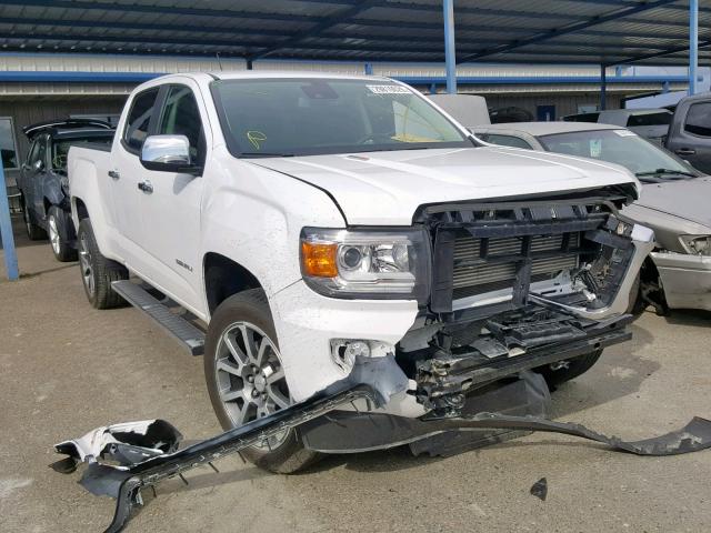 1GTP6EE19J1161079 - 2018 GMC CANYON DEN WHITE photo 1