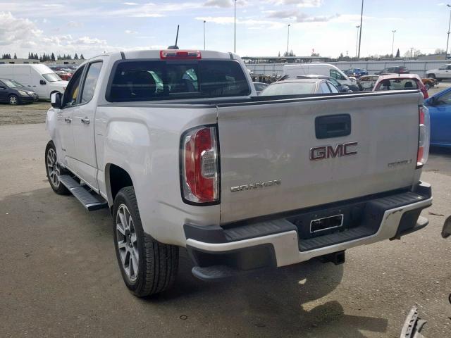 1GTP6EE19J1161079 - 2018 GMC CANYON DEN WHITE photo 3