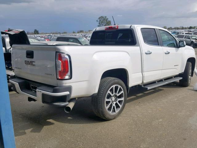 1GTP6EE19J1161079 - 2018 GMC CANYON DEN WHITE photo 4