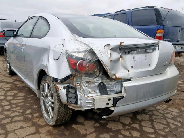 JTKDE167280271112 - 2008 TOYOTA SCION TC ვერცხლისფერი ფოტო 3