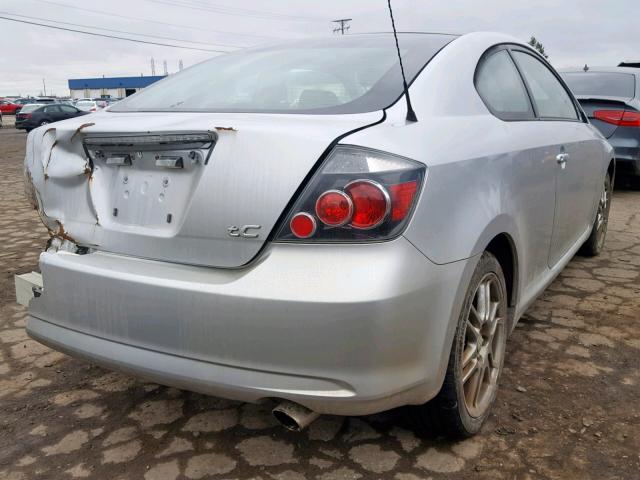 JTKDE167280271112 - 2008 TOYOTA SCION TC ვერცხლისფერი ფოტო 4
