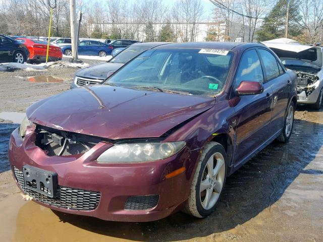 1YVHP80C575M22828 - 2007 MAZDA 6 MAROON photo 2