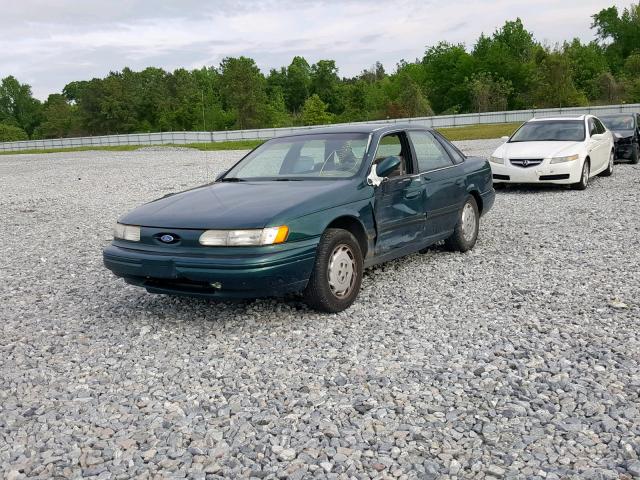 1FALP52U0SA149615 - 1995 FORD TAURUS GL GREEN photo 2