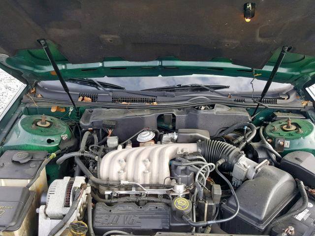 1FALP52U0SA149615 - 1995 FORD TAURUS GL GREEN photo 7