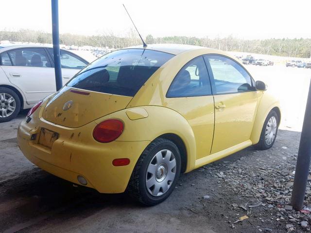 3VWBK21C44M401932 - 2004 VOLKSWAGEN NEW BEETLE Sarı foto 4