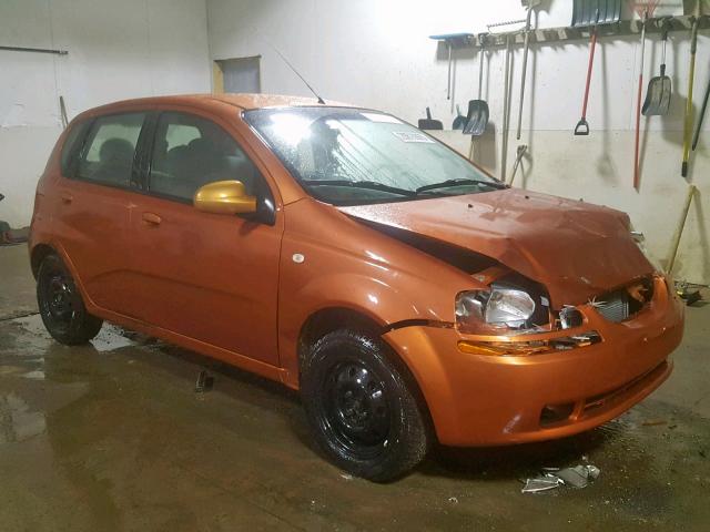 KL1TD62645B369159 - 2005 CHEVROLET AVEO BASE Narıncı foto 1