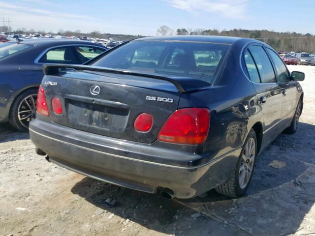 JT8BD69S010146869 - 2001 LEXUS GS 300 BLACK photo 4