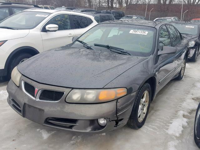 1G2HX54K524217177 - 2002 PONTIAC BONNEVILLE GRAY photo 2