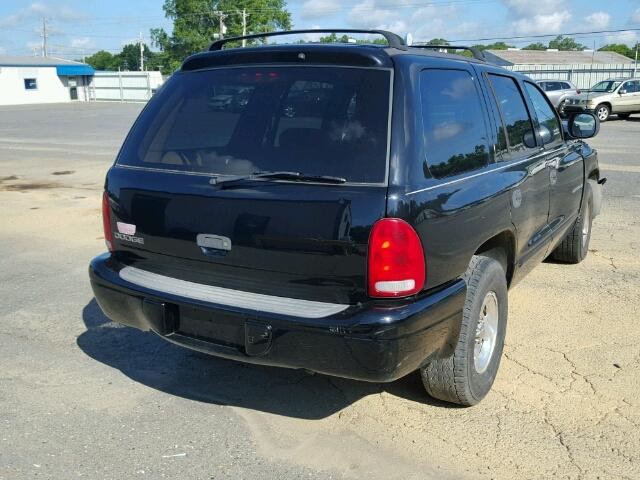 1B4HR28Z1XF502222 - 1999 DODGE DURANGO BLACK photo 4