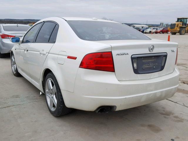 19UUA66256A018203 - 2006 ACURA 3.2TL WHITE photo 3