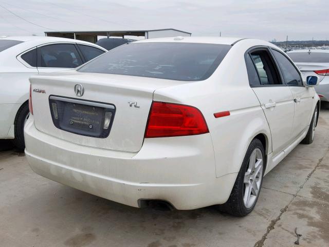 19UUA66256A018203 - 2006 ACURA 3.2TL WHITE photo 4