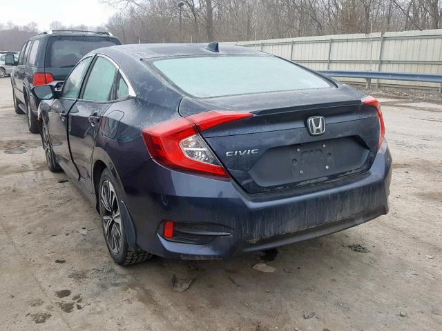 19XFC1F73GE008591 - 2016 HONDA CIVIC EXL BLUE photo 3