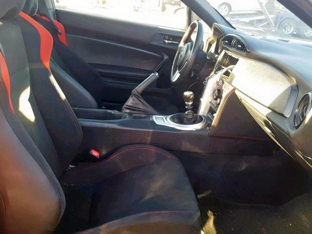 JF1ZNAA13G9708583 - 2016 TOYOTA SCION FR-S CHARCOAL photo 5