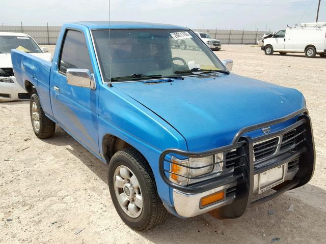 1N6SD11S2SC466241 - 1995 NISSAN TRUCK E/XE BLUE photo 1