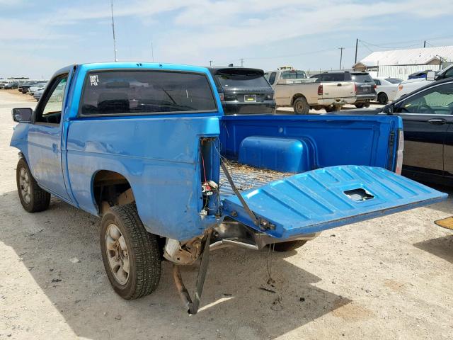 1N6SD11S2SC466241 - 1995 NISSAN TRUCK E/XE BLUE photo 3