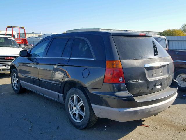 2A8GM68X78R638831 - 2008 CHRYSLER PACIFICA T BLACK photo 3