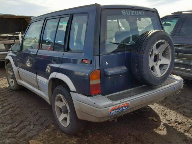 JS3TD21V2T4101062 - 1996 SUZUKI SIDEKICK S BLUE photo 3