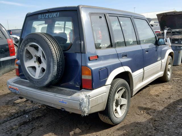 JS3TD21V2T4101062 - 1996 SUZUKI SIDEKICK S BLUE photo 4