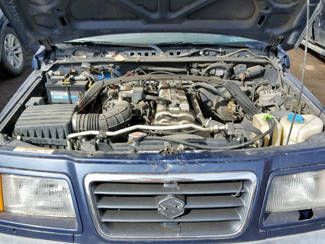 JS3TD21V2T4101062 - 1996 SUZUKI SIDEKICK S BLUE photo 7