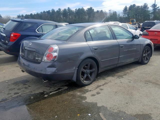 1N4BL11D85C304020 - 2005 NISSAN ALTIMA SE GRAY photo 4