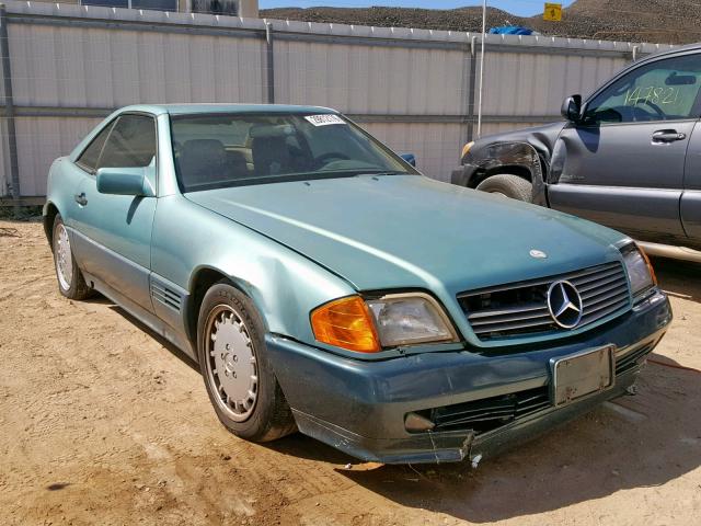 WDBFA66E3MF035808 - 1991 MERCEDES-BENZ 500 SL GREEN photo 1