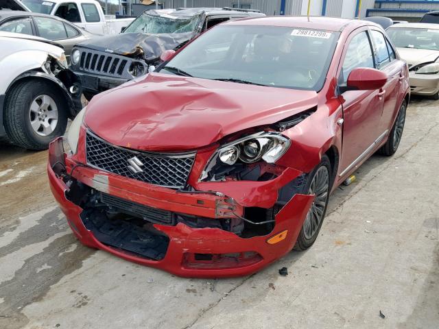 JS2RE9A33C6101451 - 2012 SUZUKI KIZASHI SE RED photo 2