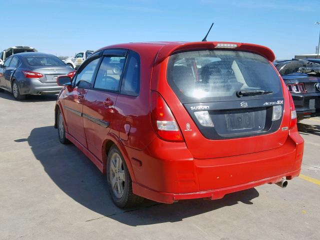 JS2RD41H935200766 - 2003 SUZUKI AERIO SX RED photo 3